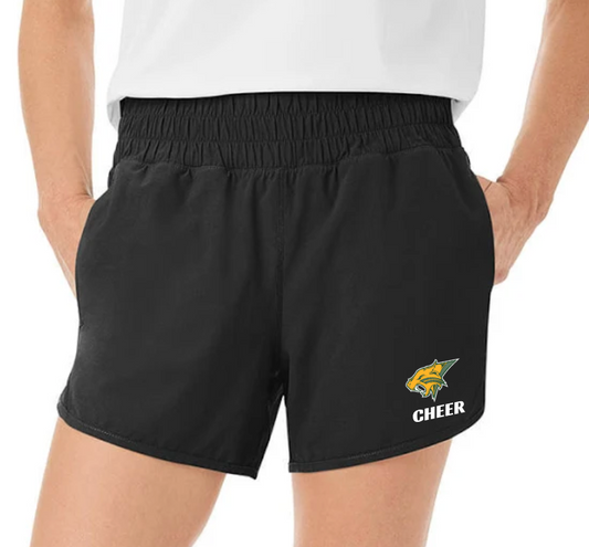 Black shorts with BLHS Cheer Logo